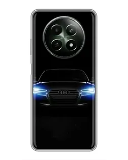 Чехол для Realme 12 5G с картинкой «Audi в неоне»