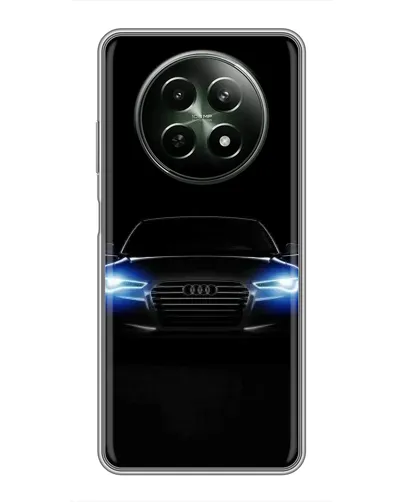 Чехол для Realme 12 5G с картинкой «Audi в неоне» Чехол для Realme 12 5G с картинкой «Audi в неоне»
