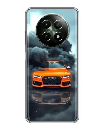 Чехол для Realme 12 5G с картинкой «Audi в облаках дыма» Чехол для Realme 12 5G с картинкой «Audi в облаках дыма»