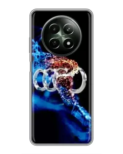 Чехол для Realme 12 5G с картинкой «Энергия лого Audi»