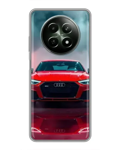Чехол для Realme 12 5G с картинкой «Audi RS — красный стиль» Чехол для Realme 12 5G с картинкой «Audi RS — красный стиль»