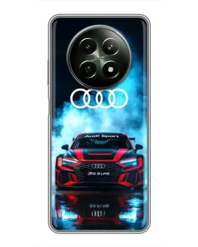 Чехол для Realme 12 5G с картинкой «Audi Sport — неон» Чехол для Realme 12 5G с картинкой «Audi Sport — неон»