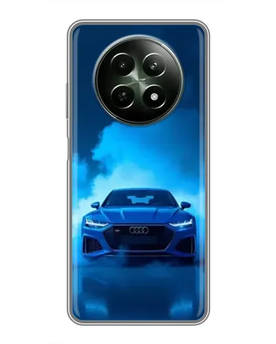 Чехол для Realme 12 5G с картинкой «Audi — голубая энергия» Чехол для Realme 12 5G с картинкой «Audi — голубая энергия»