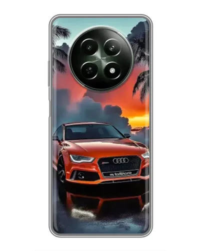 Чехол для Realme 12 5G с картинкой «Audi — закат» Чехол для Realme 12 5G с картинкой «Audi — закат»