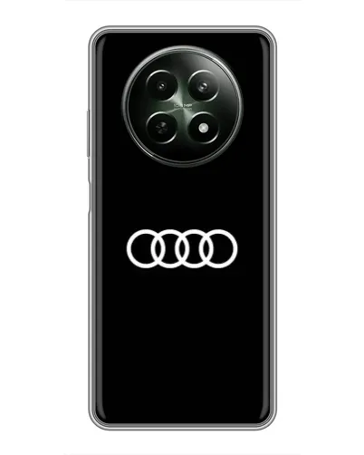 Чехол для Realme 12 5G с картинкой «Audi White Logo» Чехол для Realme 12 5G с картинкой «Audi White Logo»
