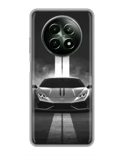Чехол для Realme 12 5G с картинкой «Lamborghini симметрия дорог» Чехол для Realme 12 5G с картинкой «Lamborghini симметрия дорог»