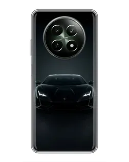 Чехол для Realme 12 5G с картинкой «Черный Lamborghini Aventador» Чехол для Realme 12 5G с картинкой «Черный Lamborghini Aventador»
