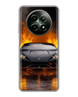 Чехол для Realme 12 5G с картинкой «Lamborghini в огне» Чехол для Realme 12 5G с картинкой «Lamborghini в огне»