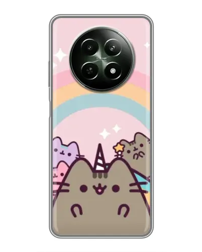 Чохол для Realme 12 5G з картинкою «Єдиноріг Pusheen» Чохол для Realme 12 5G з картинкою «Єдиноріг Pusheen»