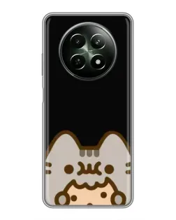 Чохол для Realme 12 5G з картинкою «Пушин на чорному» Чохол для Realme 12 5G з картинкою «Пушин на чорному»