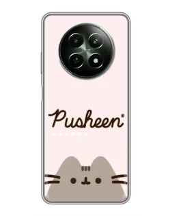 Чохол для Realme 12 5G з картинкою «Pusheen логотип» Чохол для Realme 12 5G з картинкою «Pusheen логотип»