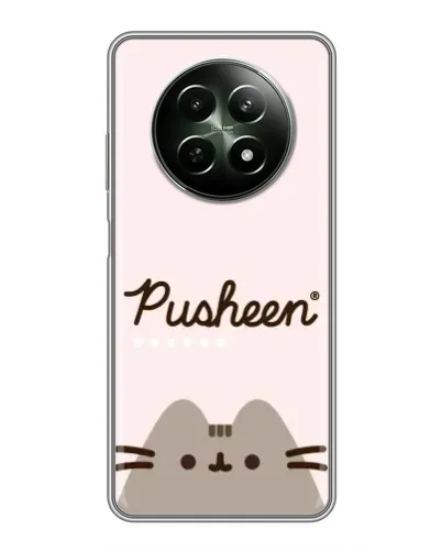 Чохол для Realme 12 5G з картинкою «Pusheen логотип» Чохол для Realme 12 5G з картинкою «Pusheen логотип»