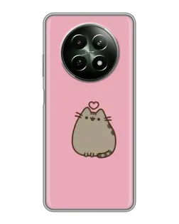 Чохол для Realme 12 5G з картинкою «Pusheen серце» Чохол для Realme 12 5G з картинкою «Pusheen серце»