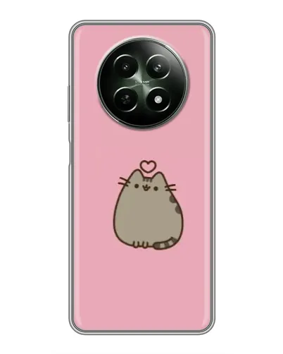 Чохол для Realme 12 5G з картинкою «Pusheen серце» Чохол для Realme 12 5G з картинкою «Pusheen серце»