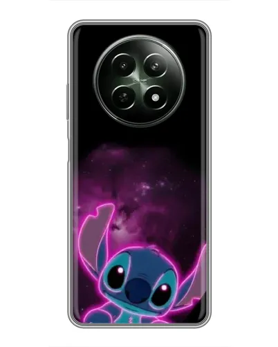 Чехол для Realme 12 5G с картинкой «Неоновый Stitch» Чехол для Realme 12 5G с картинкой «Неоновый Stitch»