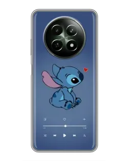 Чохол для Realme 12 5G з картинкою «Музичний Stitch» Чохол для Realme 12 5G з картинкою «Музичний Stitch»