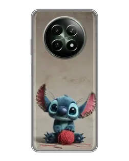 Чохол для Realme 12 5G з картинкою «Стіч на чоричневому фоні» Чохол для Realme 12 5G з картинкою «Стіч на чоричневому фоні»