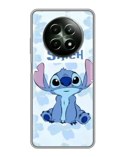 Чехол для Realme 12 5G с картинкой «Stitch среди цветов» Чехол для Realme 12 5G с картинкой «Stitch среди цветов»