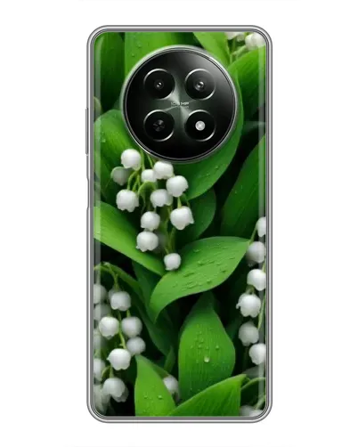 Чехол для Realme 12 5G с картинкой «Ландыши в зелени»