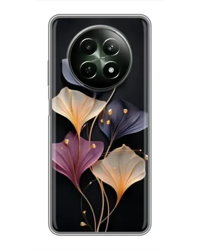 Чехол для Realme 12 5G с картинкой «Лиловые цветы грации»