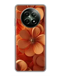 Чехол для Realme 12 5G с картинкой «Оранжевый макро цветок» Чехол для Realme 12 5G с картинкой «Оранжевый макро цветок»
