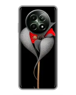 Чехол для Realme 12 5G с картинкой «Серебряный фантазийный цветок» Чехол для Realme 12 5G с картинкой «Серебряный фантазийный цветок»