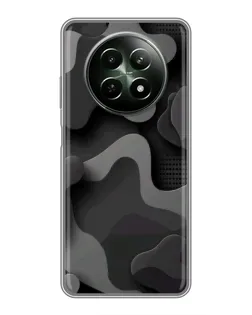 Чохол для Realme 12 5G з картинкою «Темний абстрактний камуфляж» Чохол для Realme 12 5G з картинкою «Темний абстрактний камуфляж»