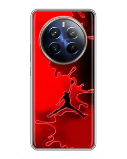 Чохол для Realme 12 Plus з картинкою «Jordan Red Smoke»