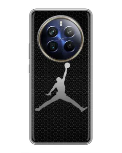 Чохол для Realme 12 Plus з картинкою «Jordan Dark Carbon»