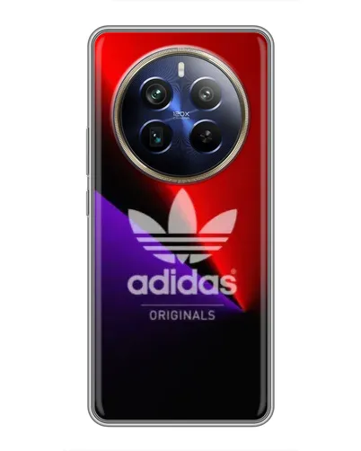 Чехол для Realme 12 Plus с картинкой «Adidas Red Neon» Чехол для Realme 12 Plus с картинкой «Adidas Red Neon»
