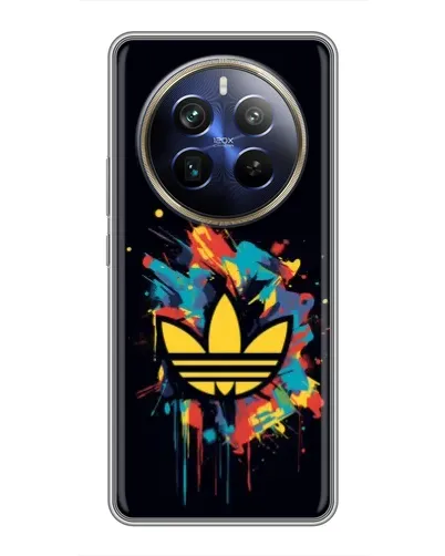 Чехол для Realme 12 Plus с картинкой «Adidas Splash» Чехол для Realme 12 Plus с картинкой «Adidas Splash»