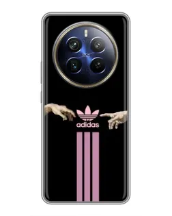 Чехол для Realme 12 Plus с картинкой «Adidas Hands» Чехол для Realme 12 Plus с картинкой «Adidas Hands»