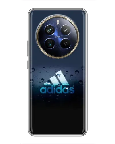 Чехол для Realme 12 Plus с картинкой «Adidas Water Drops» Чехол для Realme 12 Plus с картинкой «Adidas Water Drops»
