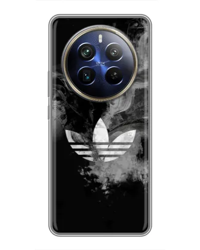 Чехол для Realme 12 Plus с картинкой «Абстрактный дым Adidas» Чехол для Realme 12 Plus с картинкой «Абстрактный дым Adidas»