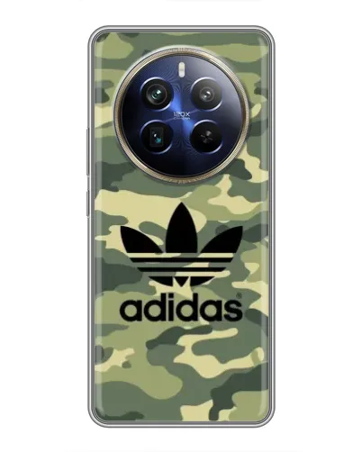 Чехол для Realme 12 Plus с картинкой «Милитари стиль Adidas» Чехол для Realme 12 Plus с картинкой «Милитари стиль Adidas»