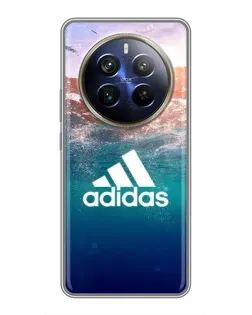 Чехол для Realme 12 Plus с картинкой «Океанская глубина адидас» Чехол для Realme 12 Plus с картинкой «Океанская глубина адидас»