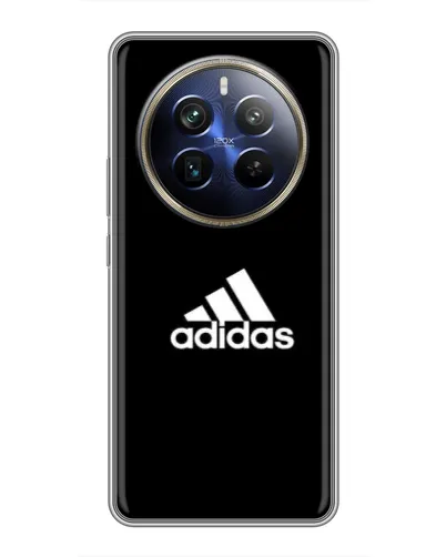 Чехол для Realme 12 Plus с картинкой «Черная классика Adidas» Чехол для Realme 12 Plus с картинкой «Черная классика Adidas»