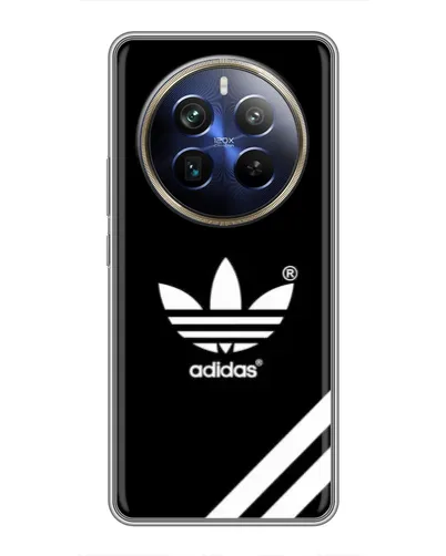 Чехол для Realme 12 Plus с картинкой «Adidas с диагональными полосами» Чехол для Realme 12 Plus с картинкой «Adidas с диагональными полосами»
