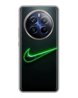 Чохол для Realme 12 Plus з картинкою «Неоновий контур Nike» Чохол для Realme 12 Plus з картинкою «Неоновий контур Nike»