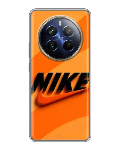 Чохол для Realme 12 Plus з картинкою «Помаранчевий драйв Nike»