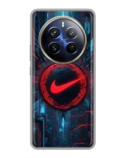 Чохол для Realme 12 Plus з картинкою «Техногенний стиль Nike» Чохол для Realme 12 Plus з картинкою «Техногенний стиль Nike»