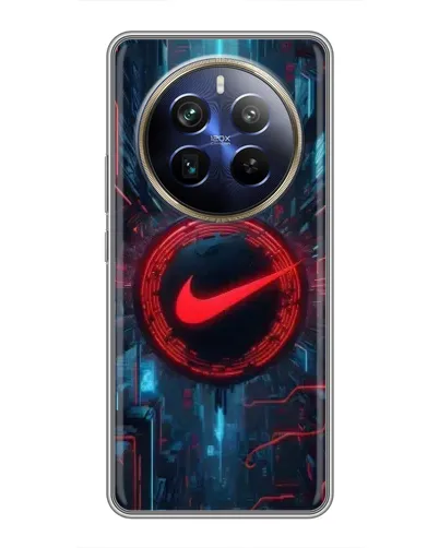 Чохол для Realme 12 Plus з картинкою «Техногенний стиль Nike»