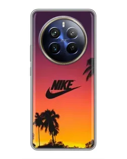 Чохол для Realme 12 Plus з картинкою «Nike на заході сонця» Чохол для Realme 12 Plus з картинкою «Nike на заході сонця»