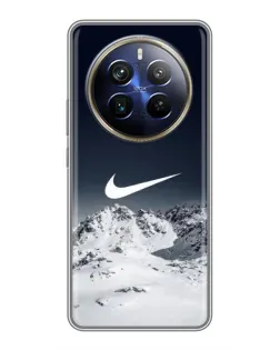Чохол для Realme 12 Plus з картинкою «Nike — зимові гори» Чохол для Realme 12 Plus з картинкою «Nike — зимові гори»