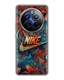 Чохол для Realme 12 Plus з картинкою «Nike в абстракції» Чохол для Realme 12 Plus з картинкою «Nike в абстракції»