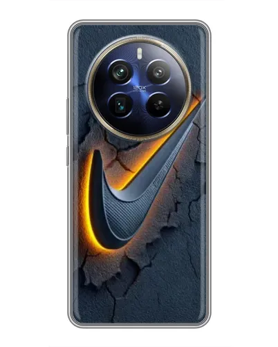 Чохол для Realme 12 Plus з картинкою «Об'ємний логотип Найк»