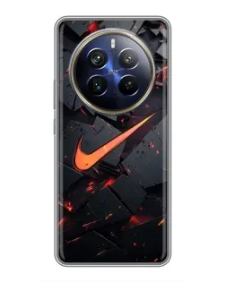 Чохол для Realme 12 Plus з картинкою «Nike — ефект розломів» Чохол для Realme 12 Plus з картинкою «Nike — ефект розломів»