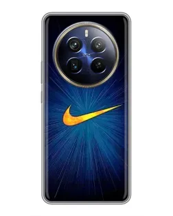 Чохол для Realme 12 Plus з картинкою «Синій пульс Nike» Чохол для Realme 12 Plus з картинкою «Синій пульс Nike»