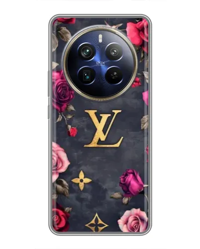 Чехол для Realme 12 Plus с картинкой «Цветочный Louis Vuitton» Чехол для Realme 12 Plus с картинкой «Цветочный Louis Vuitton»