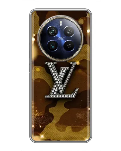 Чехол для Realme 12 Plus с картинкой «Камуфляжный Louis Vuitton» Чехол для Realme 12 Plus с картинкой «Камуфляжный Louis Vuitton»